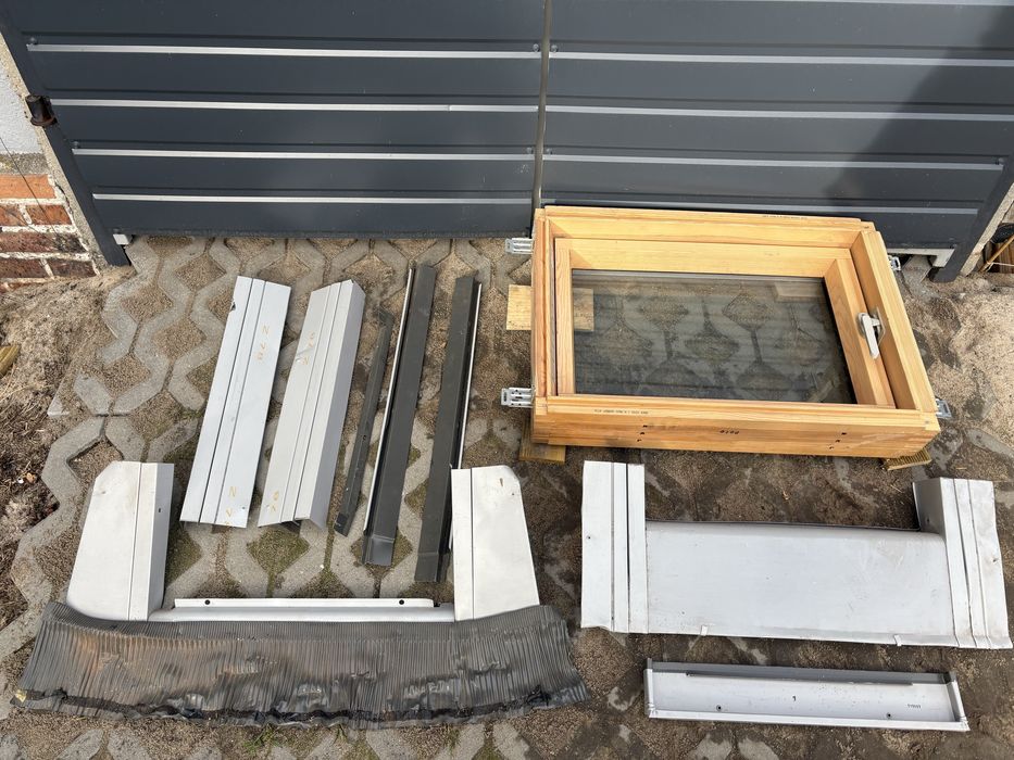 Okno dachowe Fakro 55x78 z demontażu drewniane