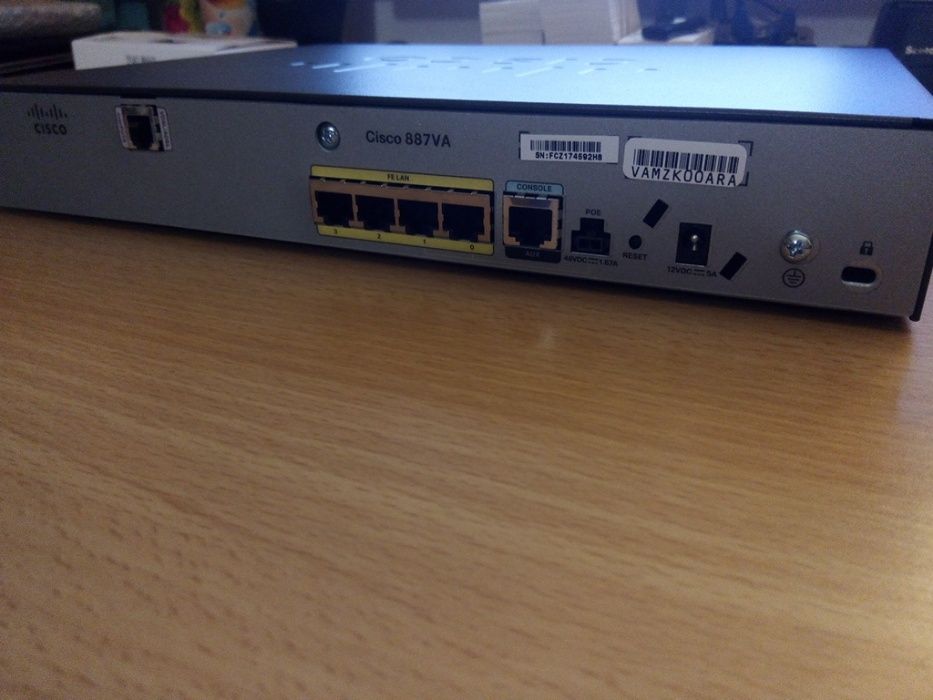 Cisco 887va Ethernet router PoE