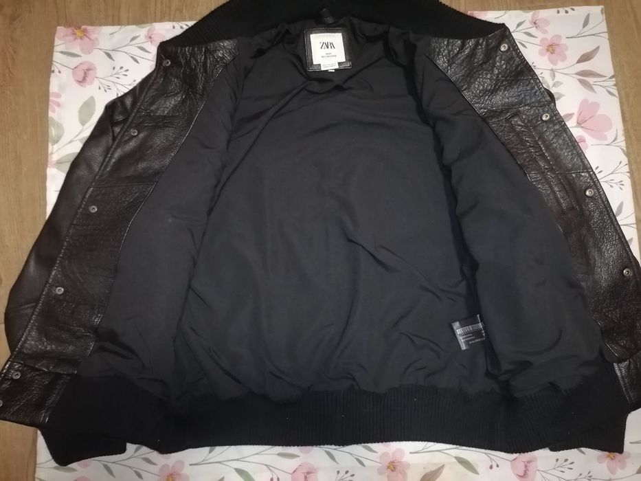 Kurtka bomberka ze skore Zara nowa