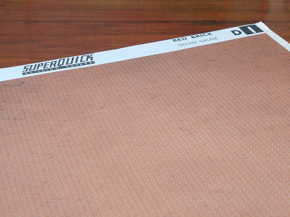 Superquick H0 D1 - Folha Decorativa / Stock 4 / Preço Unit. / Novo