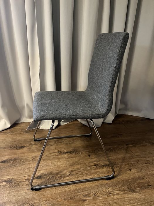 Krzesło ikea szare Lillanas  (komplet 4 szt)