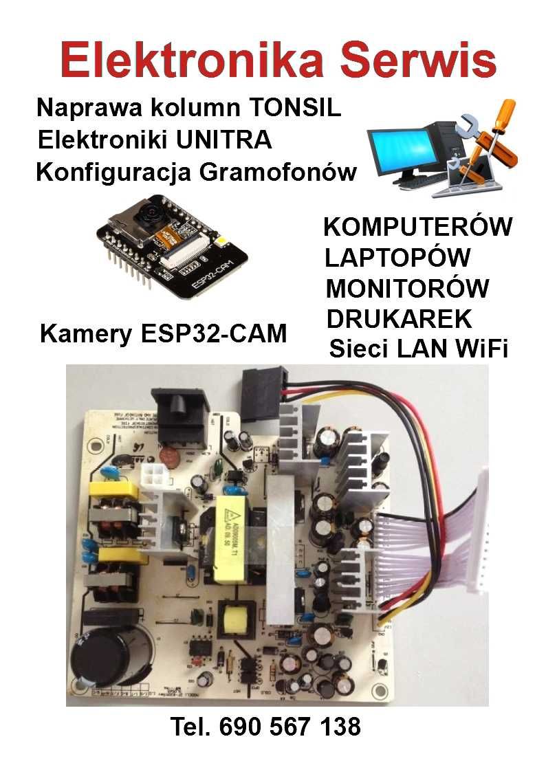 Serwis elektroniczny, naprawa telewizorów i elektroniki także lampowej