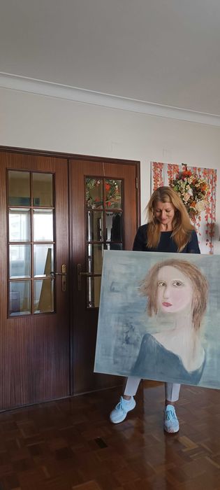 Óleo sobre tela, original, 80cmx80cm