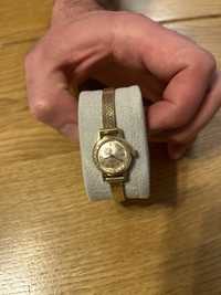 Złoty zegarek damski omega geneve 14k sprawny