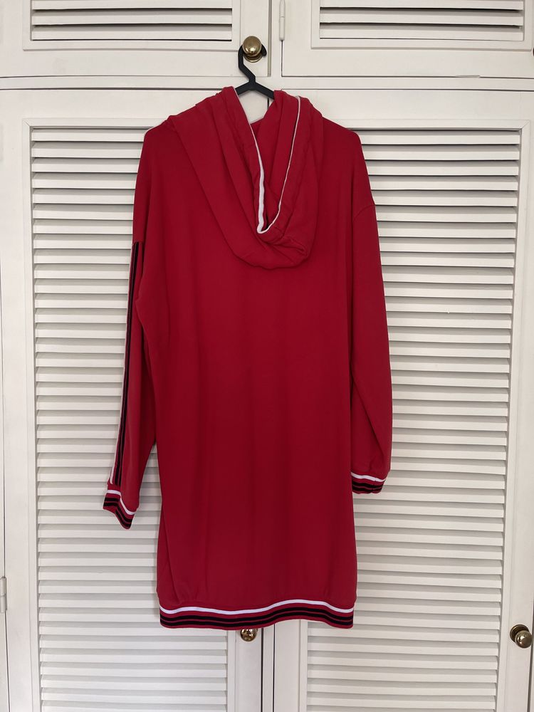 Vestido/Sweat superdry com capuz