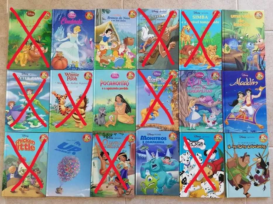 Livros infantis Disney
