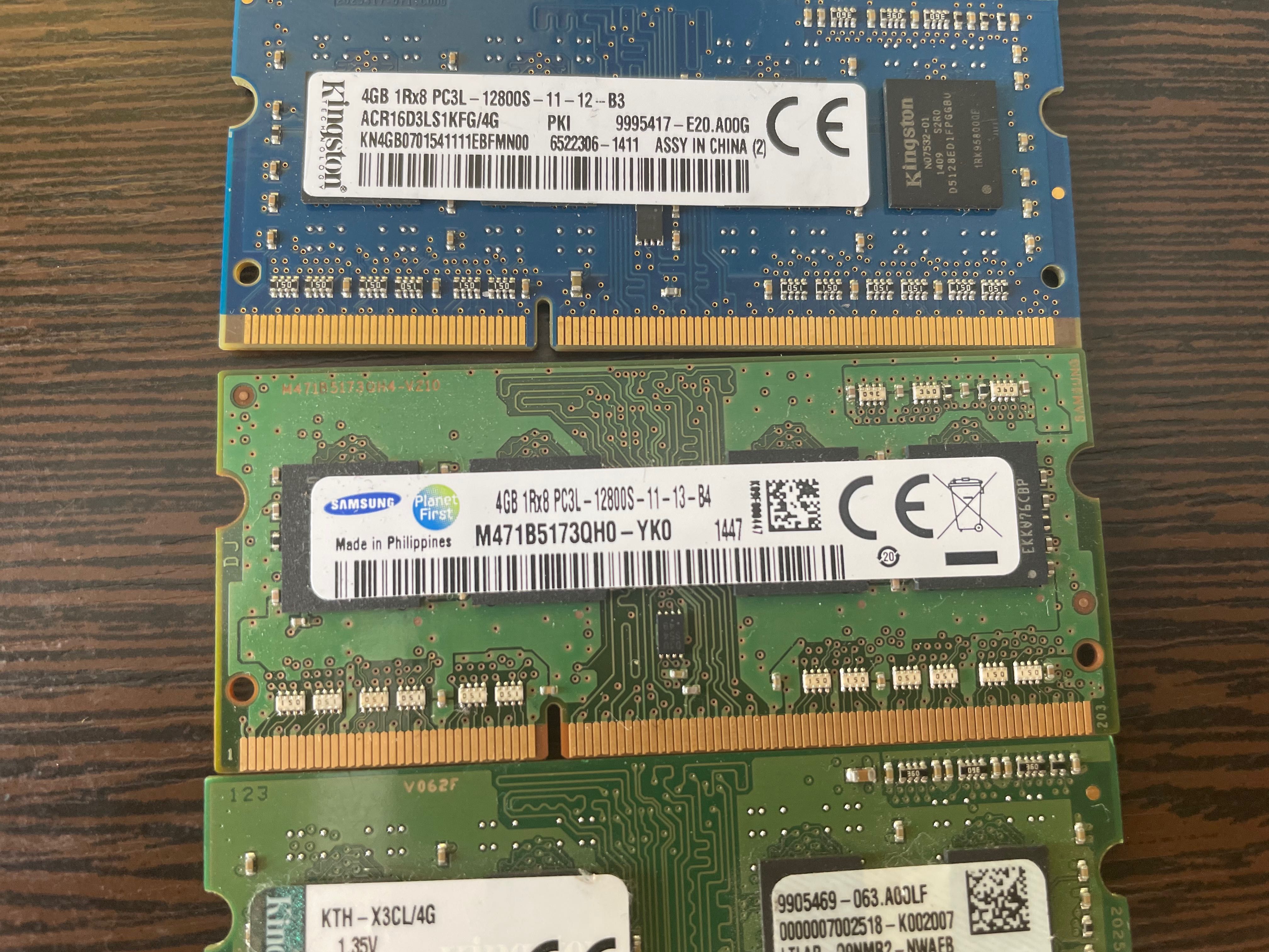 Sodimm DDR3L 4 GB , память для ноутбука ДДР3 4 ГБ ( 1600 )