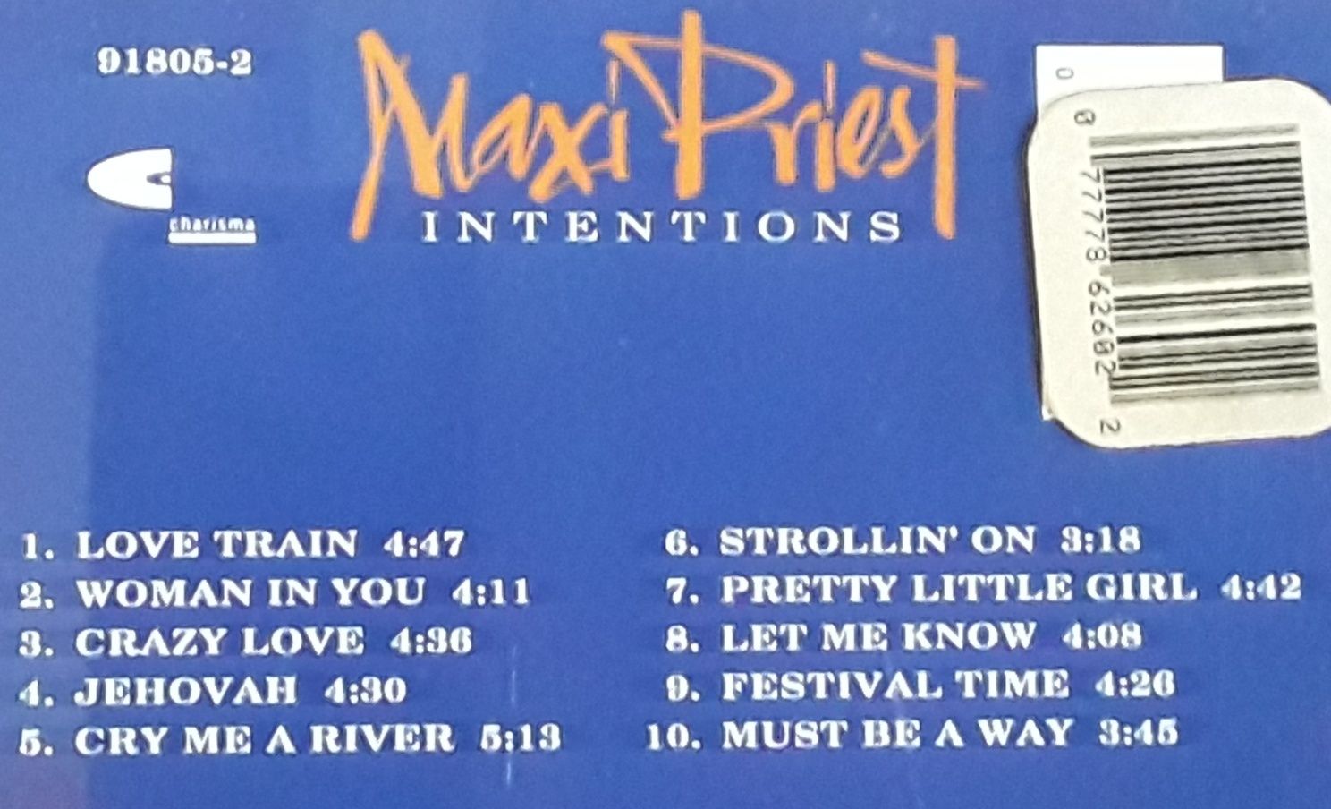 CD Maxi Priest - Intentions