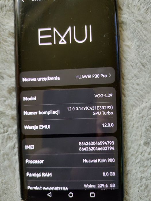 Huawei p30 pro 8/256