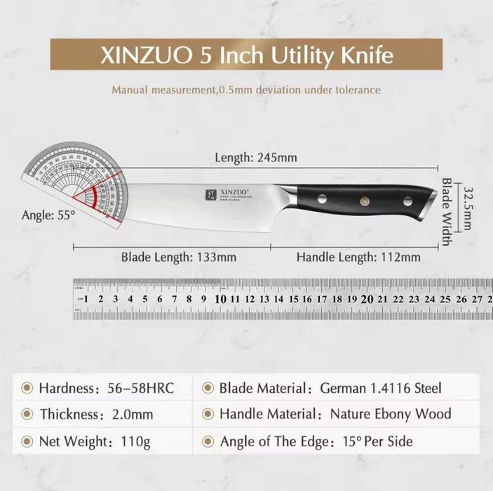 Универсальный премиум нож XINZUO + ПОДАРОК(Шеф-нож для рыбы)