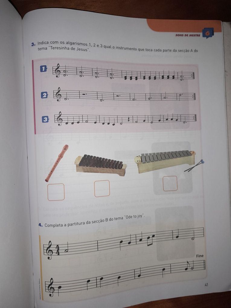 Manual de Educação Musicall  5° ano