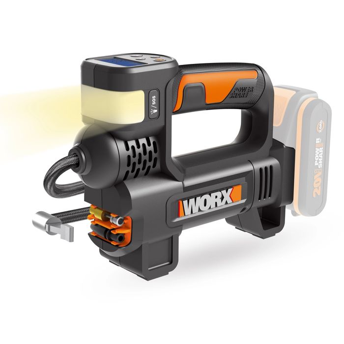 Kompresor Sprezarka akumulatorowy Worx 18v +ładowarka +akumulator nowy