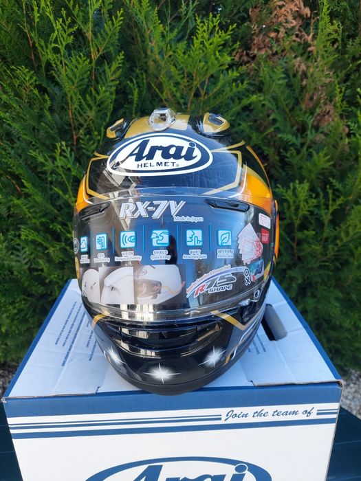Capacete Arai Rx7v Spirt Gold