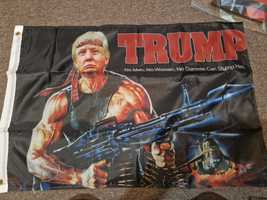 Nowa flaga Donald Trump John Rambo