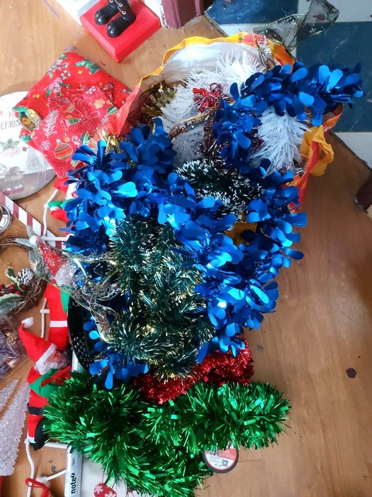 Conjunto de decoração de Natal 60 peças