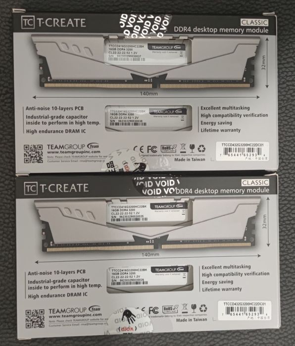 Pamięć T-CREATE 10L 64GB (4x16GB) DDR4-3200 1,2V dla grafika designera
