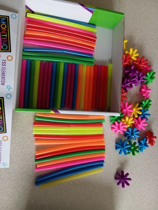 Zabawka logiczna, układanka, rurki 3D