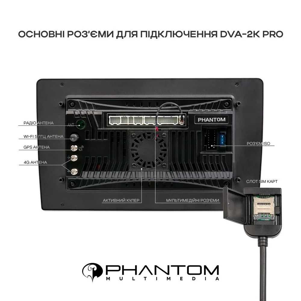 Магнітола Phantom DVA-2K10 Pro 4G 360° 4+64 Toyota RAV4 2013-2018