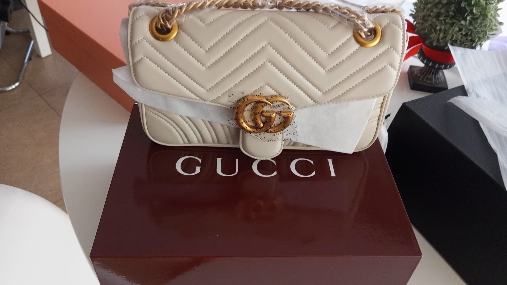 Mala Gucci branca
