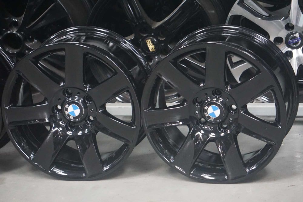 Alufelgi oryginał BMW 5x120 8Jx17 et47 cb72,6 czarne perła, nowe dekle