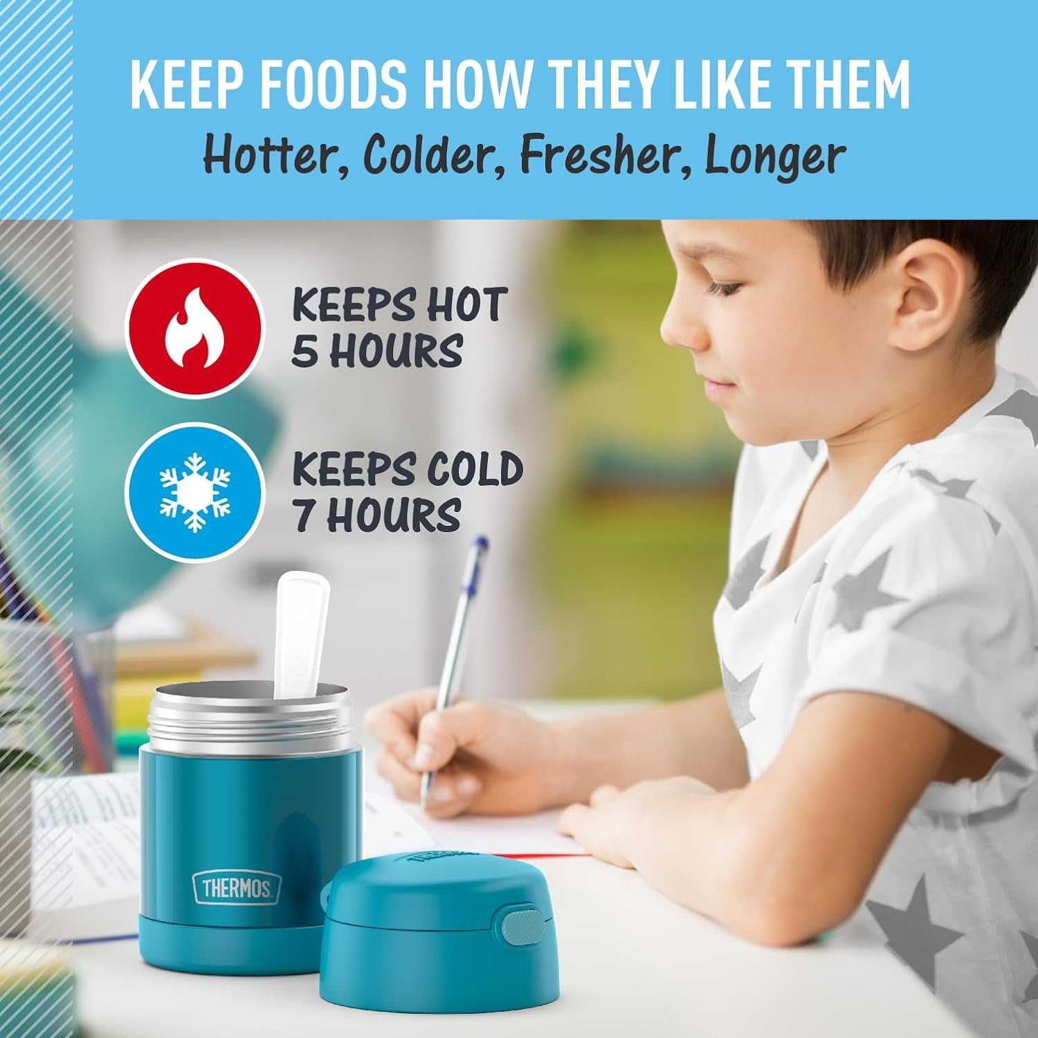 Thermos Funtainer Дитячий термос для їжі 290 мл