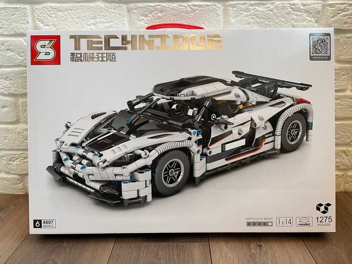 Конструктор SY 8607 Гіперкар Koenigsegg One 1:14 — 1275 деталей