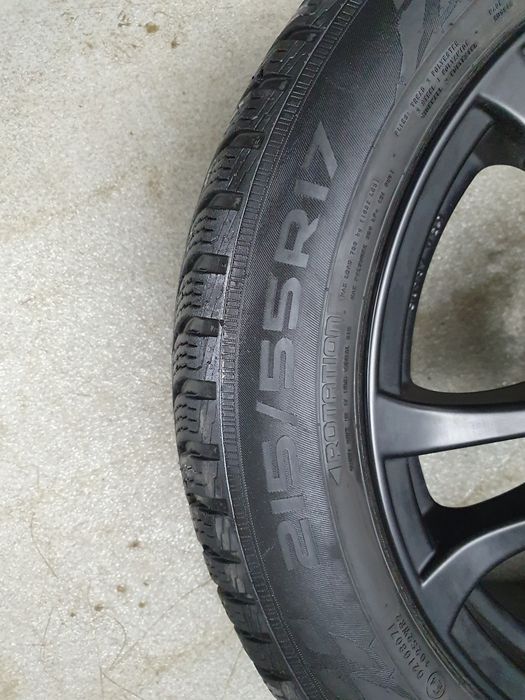 Комплект дисків 5х114 3 з шинами NOKIAN TYRES 215/55/R17 Розборка