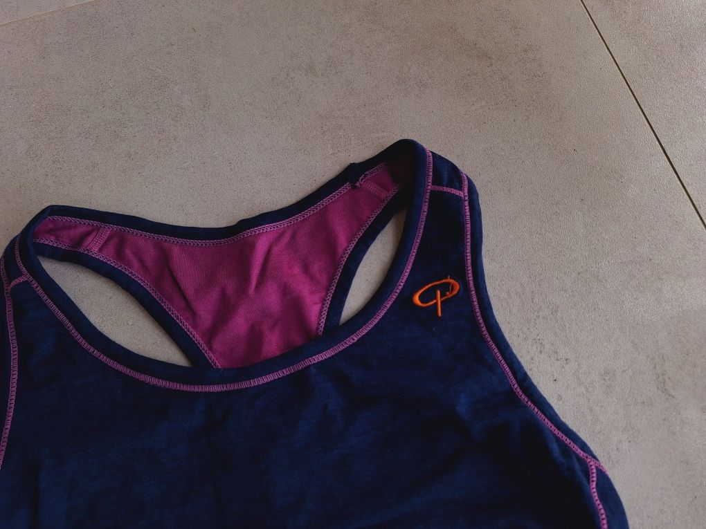 Biustonosz sportowy top wełniany termiczny Pierre Robert merino wool