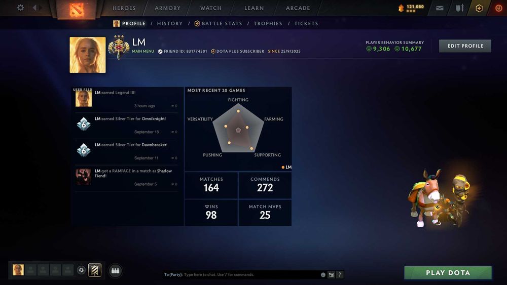 Продам Dota 2 аккаунт 3351 ммр
