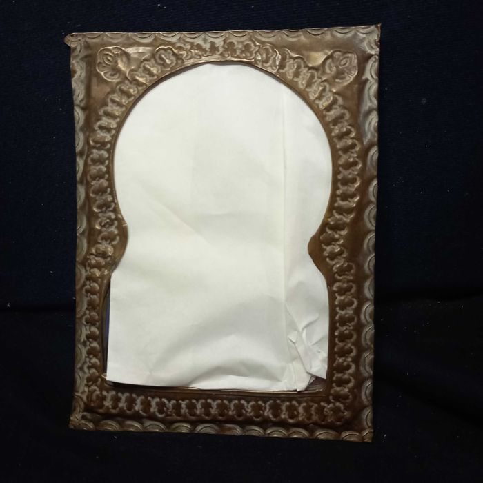 Espelho moldura em latão