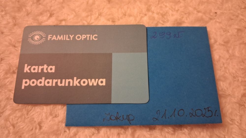 Karta podarunkowa FAMILY OPTIC