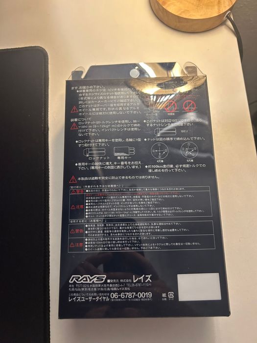 Parafusos RAYS Dura-Nut (42mm) - jogo completo - originais