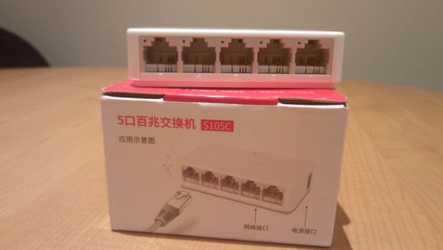 Switch 5 Portas de 100 Mb