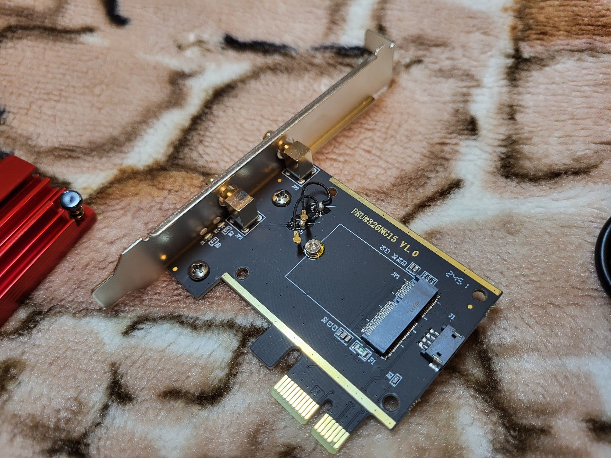 Adapter Wifi M.2 do PCI-E x1