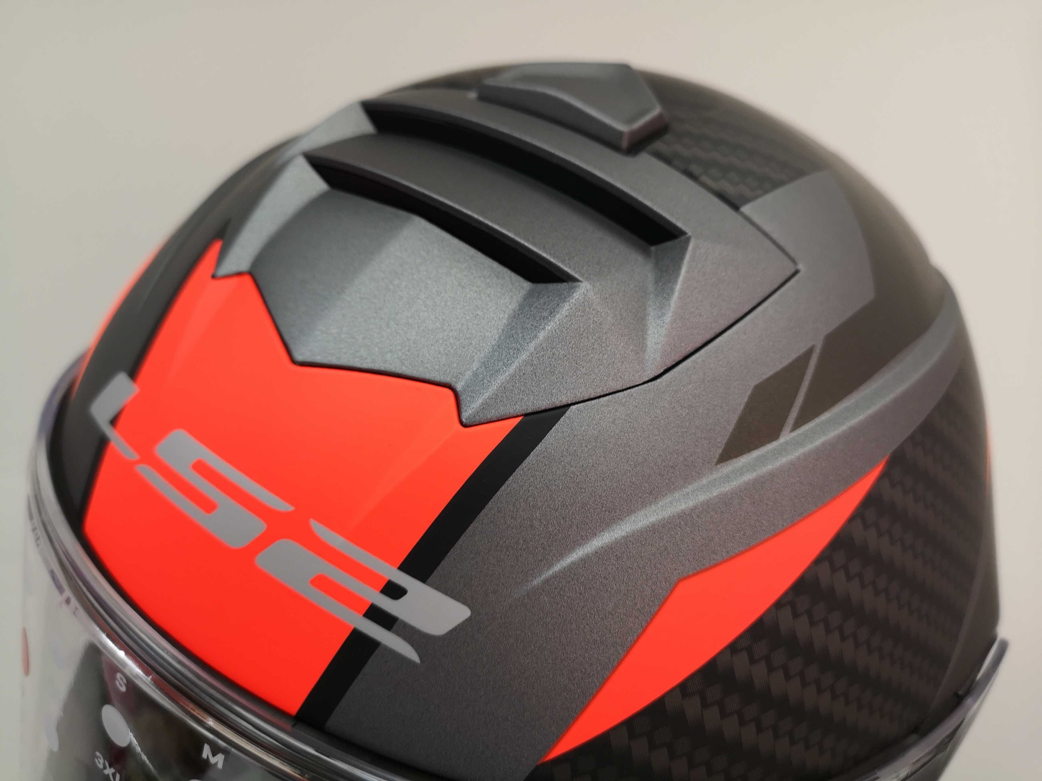 HIT! Kask z Blendą i Pinlockiem LS2 FF800 Storm 2 RACER Fluo Orange