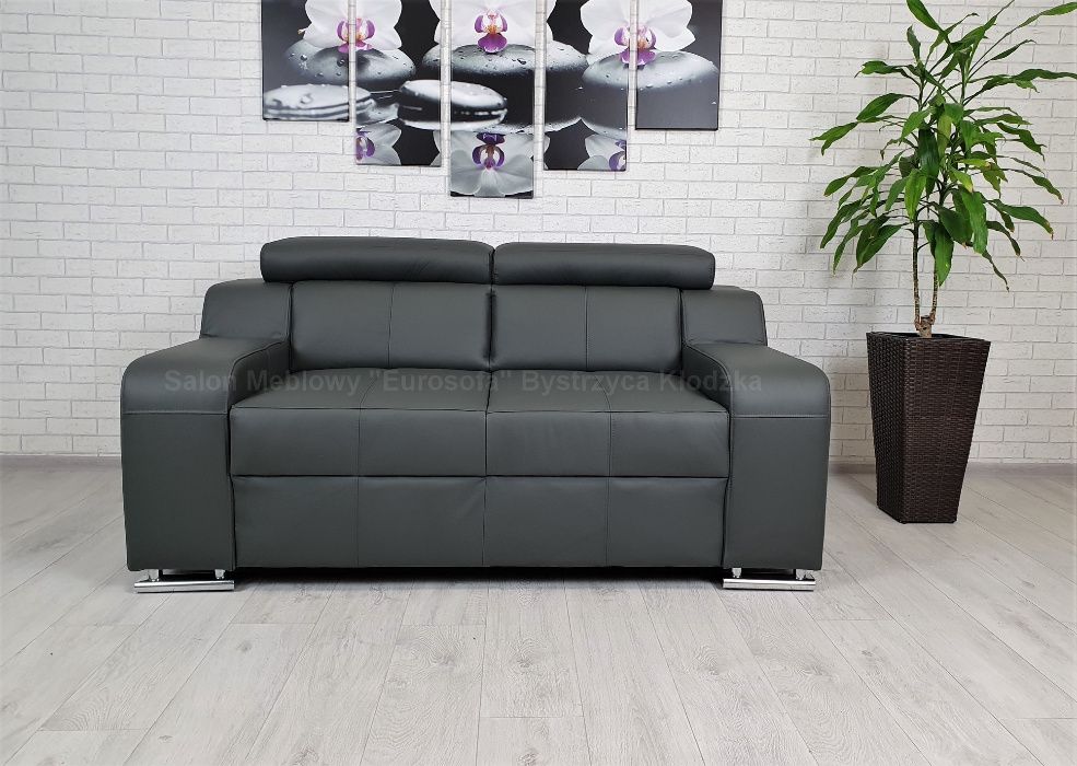 Sofa 172cm SKÓRA NATURALNA! kanapa ze skóry. RÓŻNE!