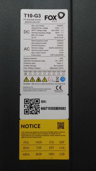 Falownik. Jeszcze na gwarancji