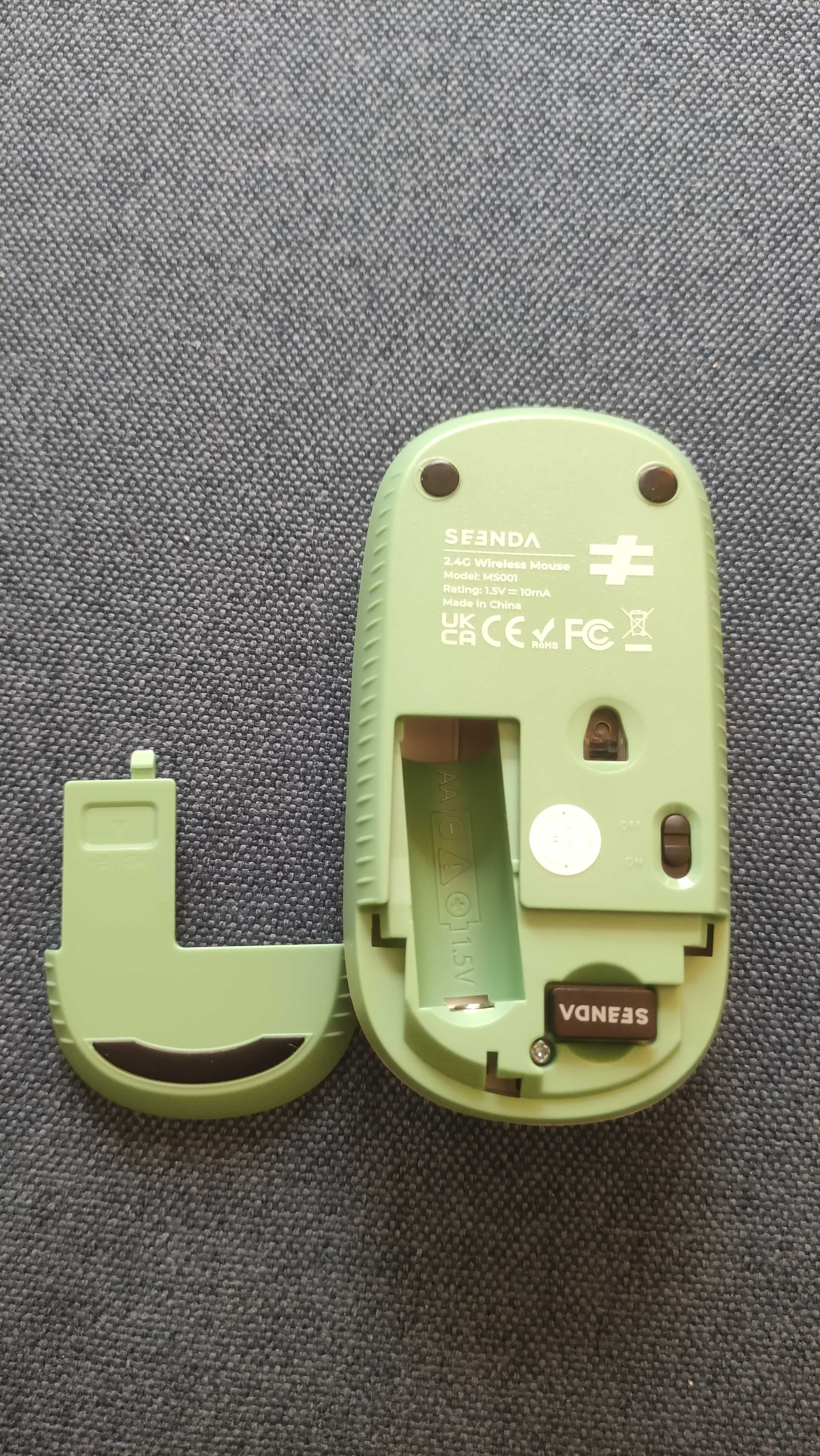 Бесшумная, беспроводная мышь Seenda, 2.4Гц, USB. Новая, ультралегкая