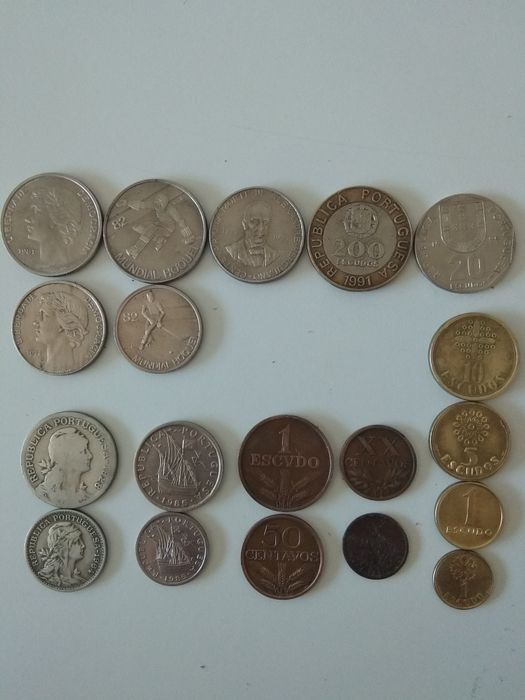 Moedas e notas Escudo