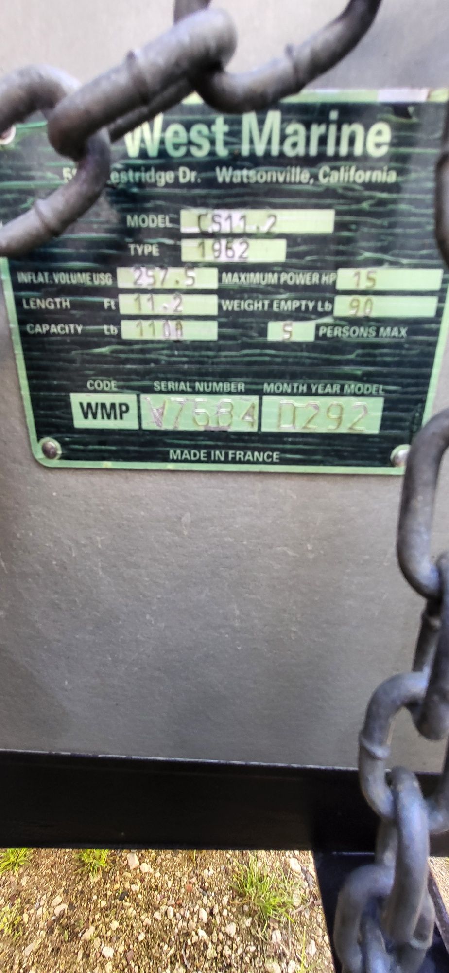 West marine smi-rigido