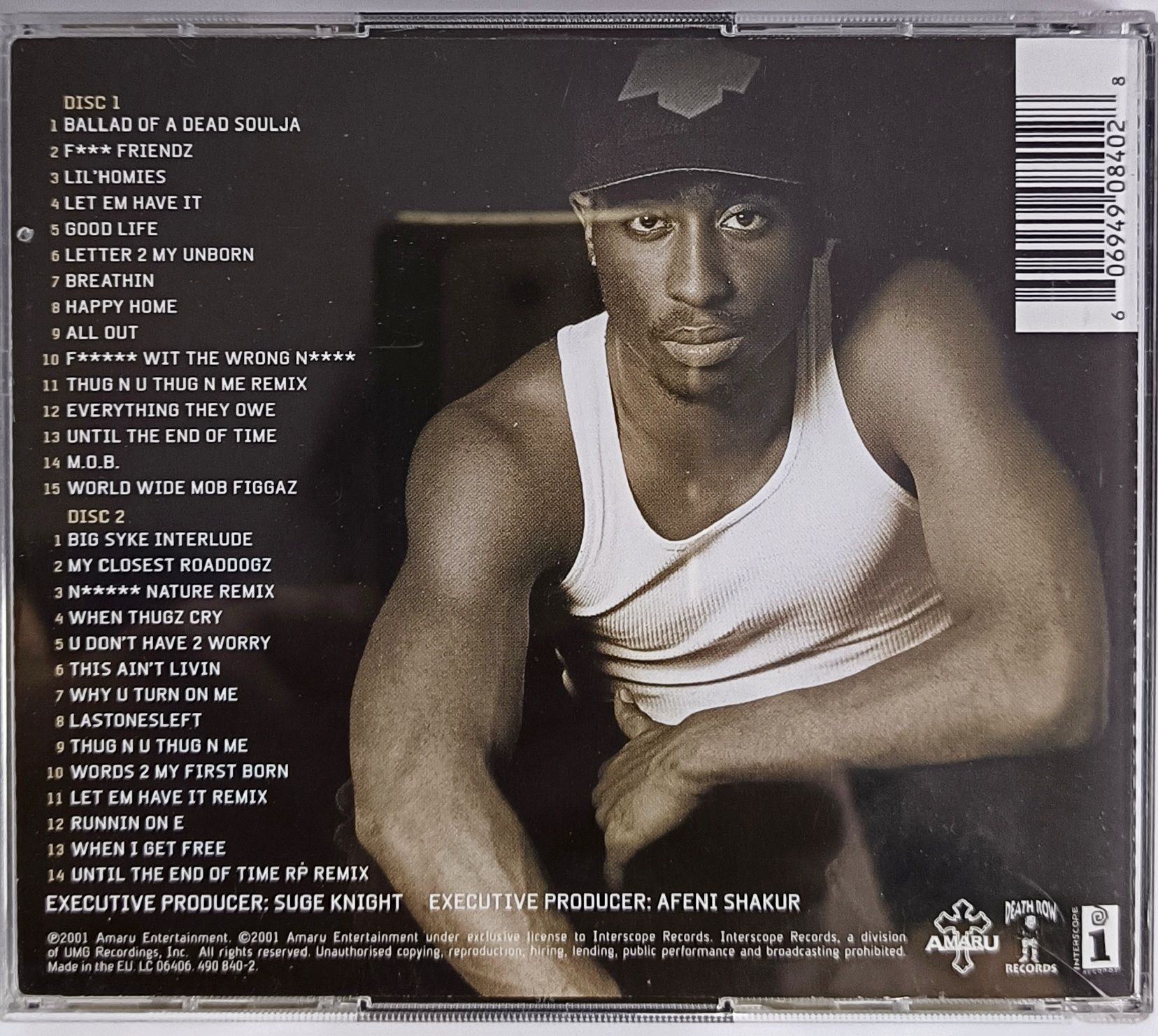 2Pac Until The End Od Time 2CD 2001r