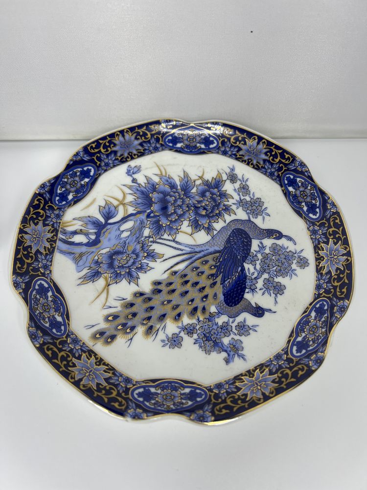 Filiżanka chińska porcelanowa z pawiem złocenia B20022
