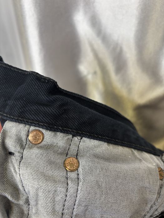 vintage Levi’s 501 dzinsy czarne klasyczne proste levisy casual denim