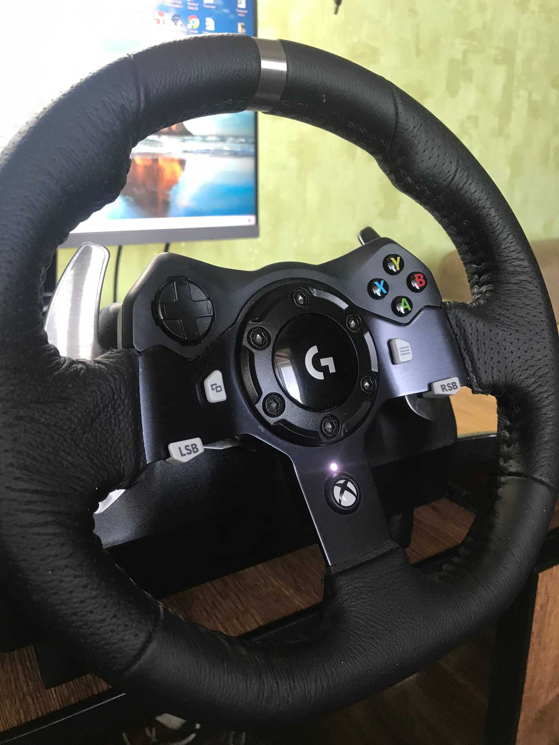 Ігрове кермо Logitech G920/G29 Force feedback з педалями, без КПП