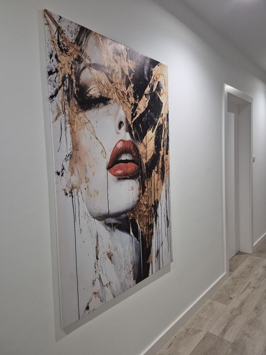 Obraz na płótnie nowoczesny abstrakcja 100x70 kobieta