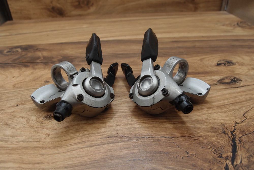 manetki rowerowe Shimano Deore XT SL-M750 3 x 9 rzędów retro MTB