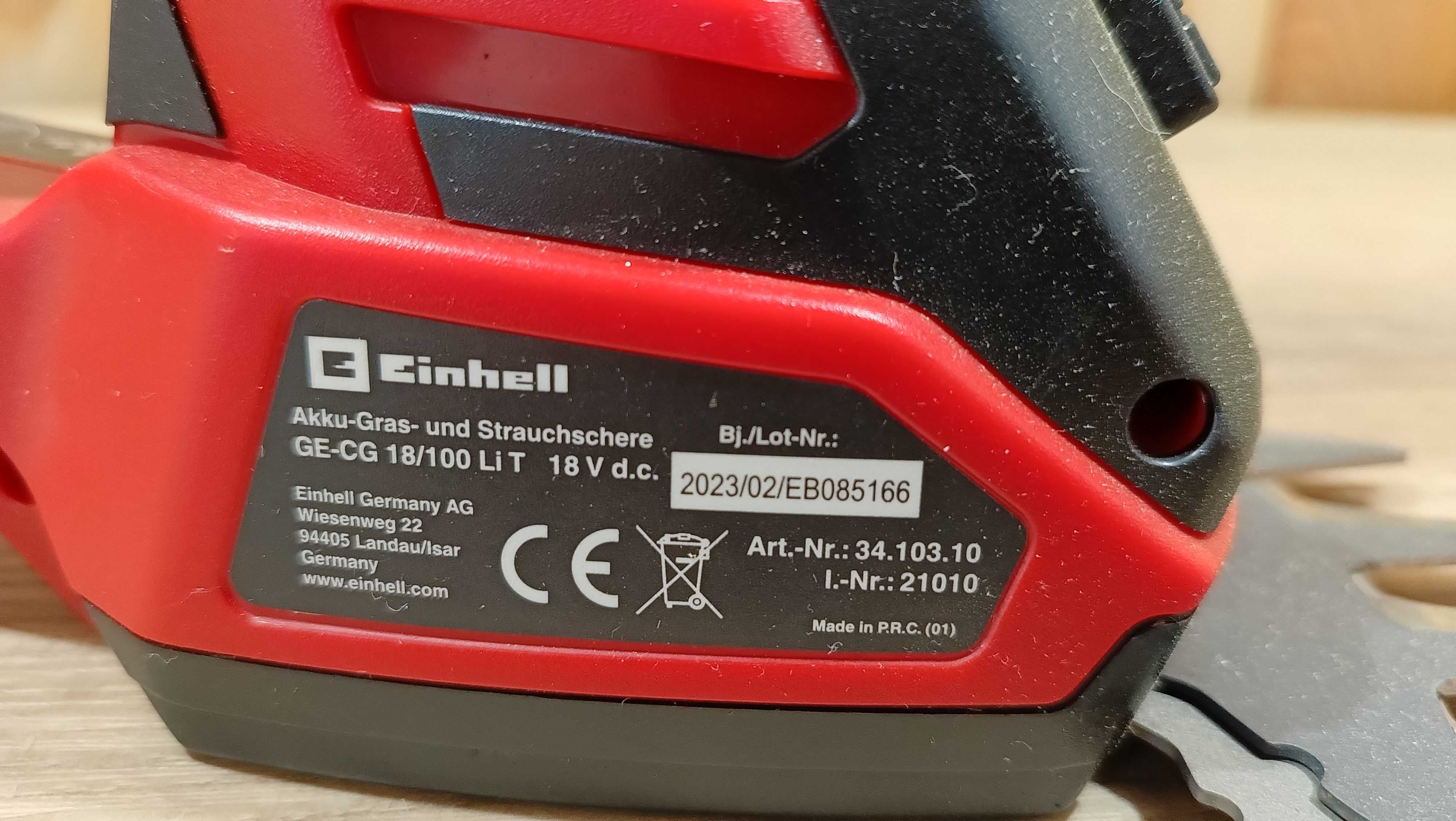 Einhell, Nożyce Elektryczne do Żywopłotu, 18 V, BODY