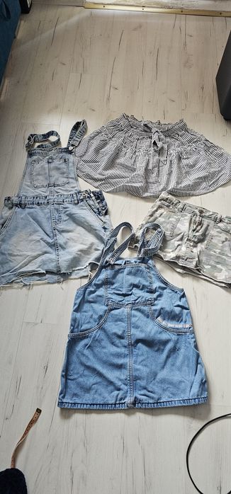 Zestaw dla dziewczynki spodniczki i sukienki