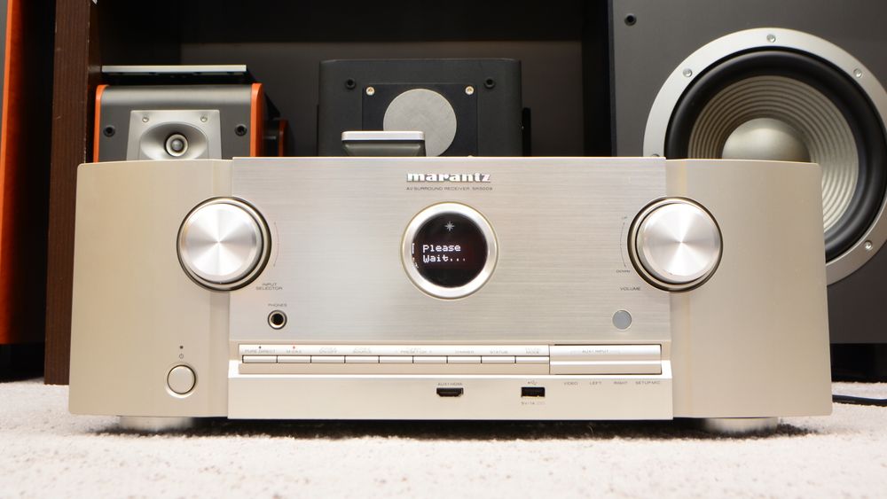 amplituner wzmacniacz do kina domowego stereo Marantz SR5009 pilot
