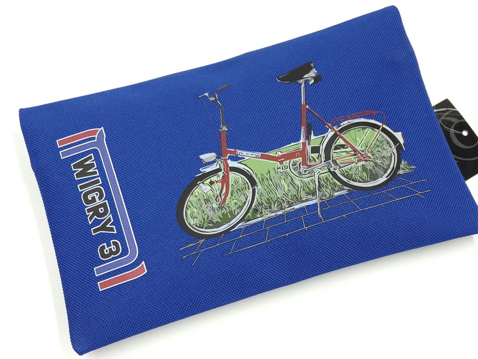 NOWY Piórnik saszetka z Romet Wigry 3 niebieski do szkoły ORYGINAŁ